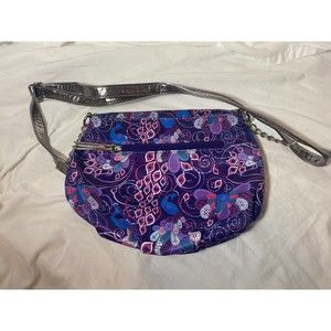 BollyDoll Indigo Peacock Purse Bag Silver Strap